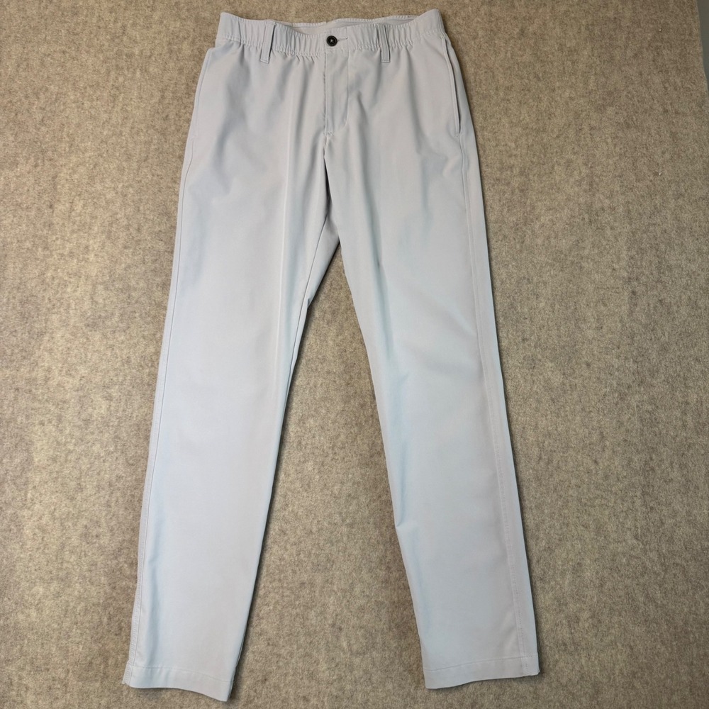 Under Armour Drive Tapered Golf Pants Mens 32x32 Gray Stretch Athletic 1377301